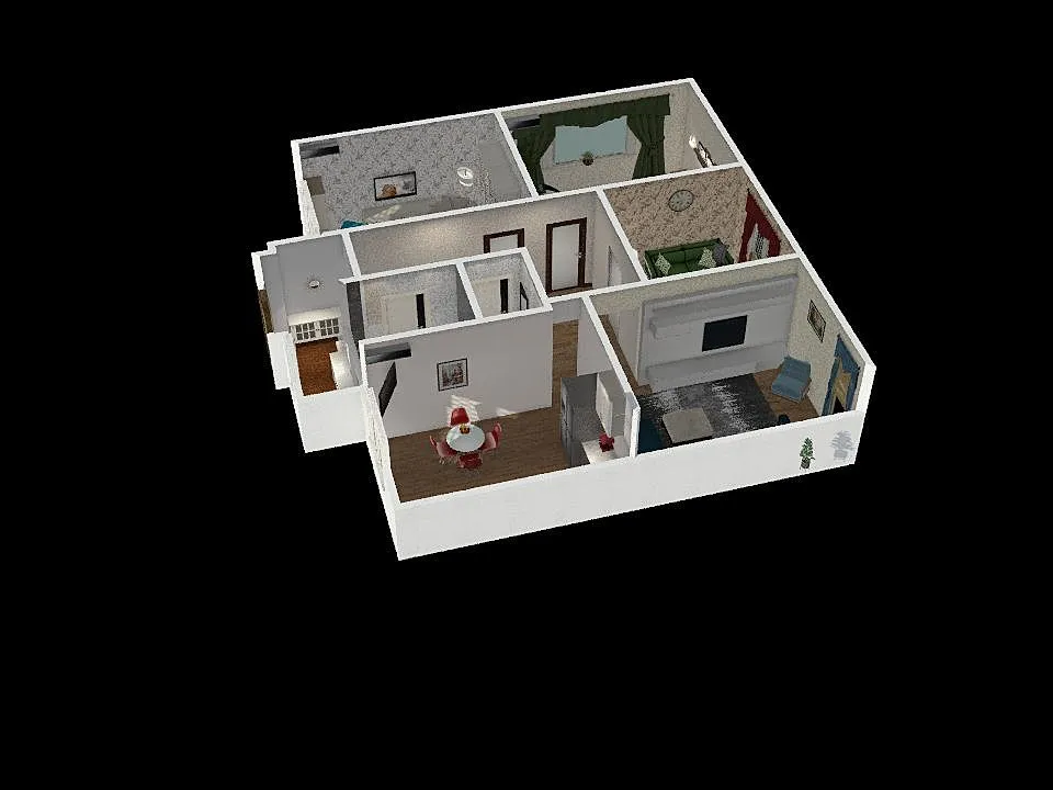 Дом2 3d design renderings