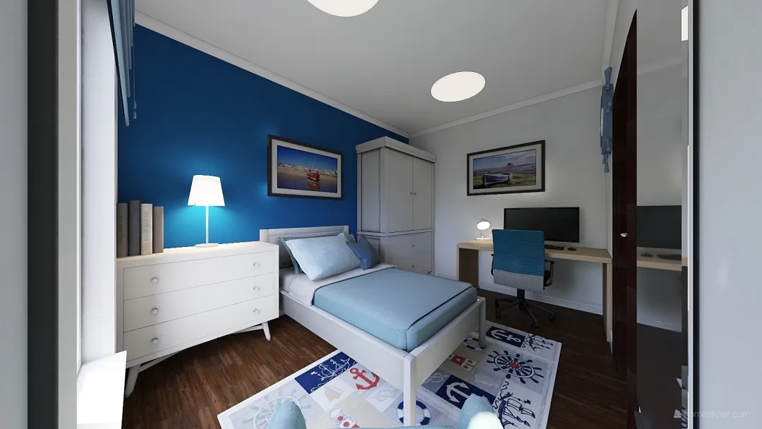 habitacion Boy Nauty 3d design renderings