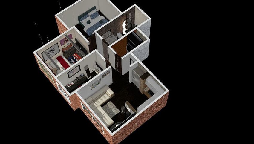 Apartamento  3d design picture 76.55