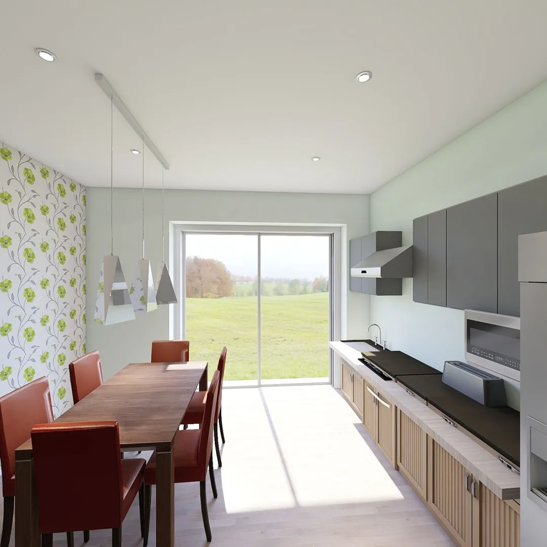 43 Butas NEW kitchen 3d design renderings