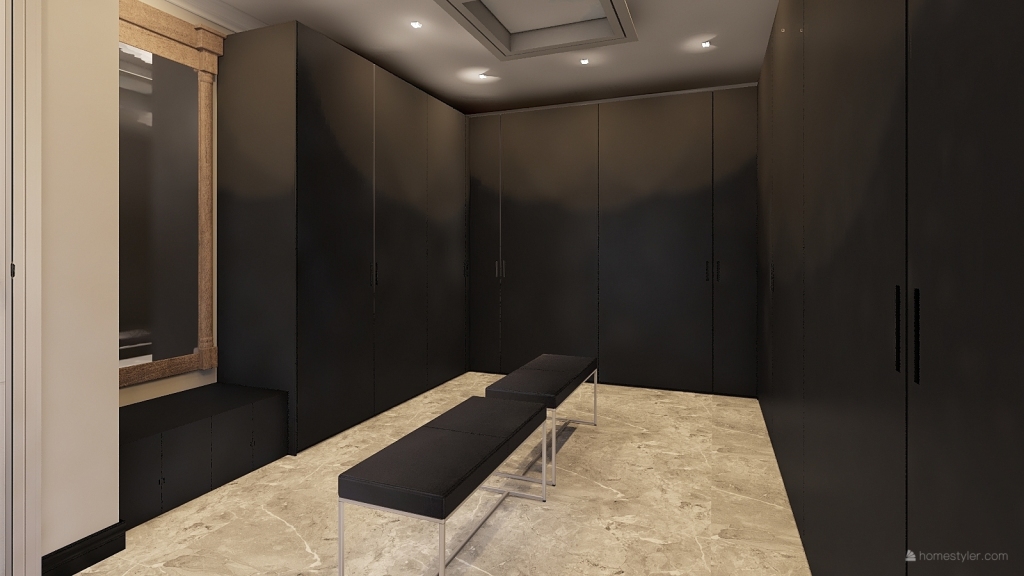 Charcoal Apartment Cole 3d design renderings