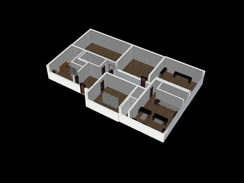 Shop layout 3d design renderings