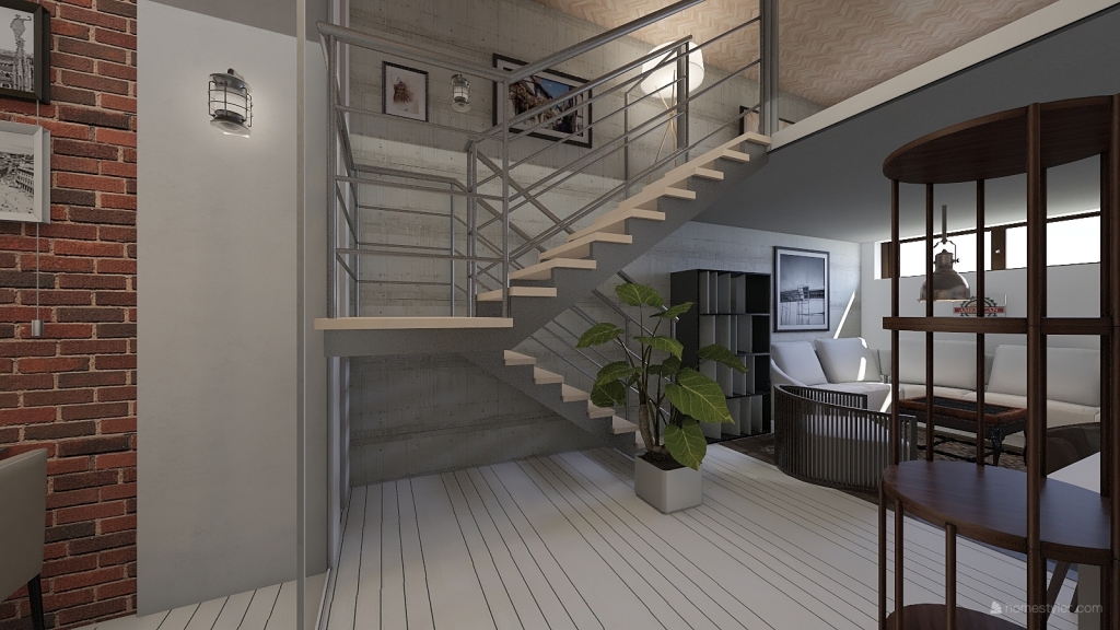 Loft - Invest Soluzione 2 3d design renderings