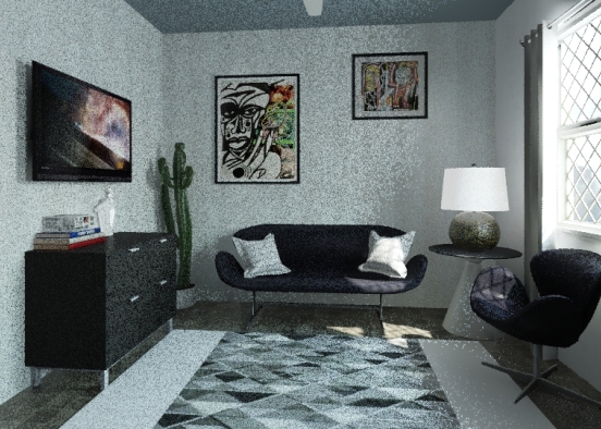 Modern 1 Bedroom Apt Design Rendering