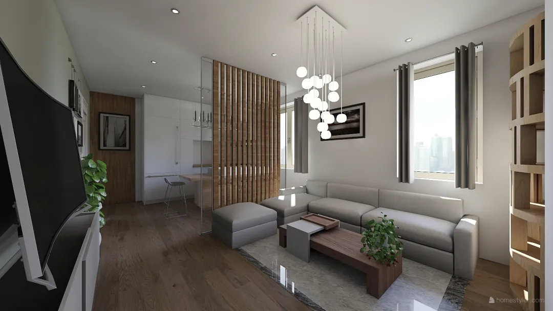 Invest Apartment - Turin ( Via Grosso ) 3d design renderings