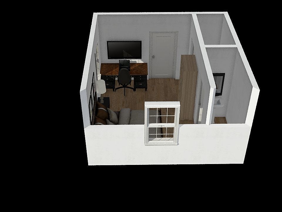 Derek South bedroom 3d design renderings