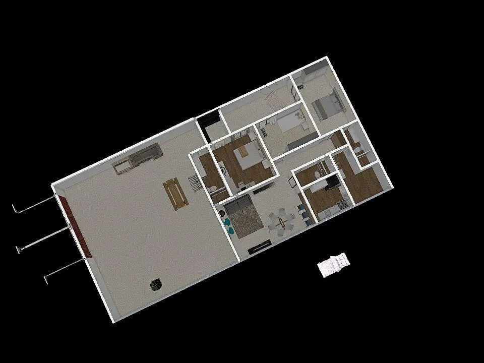 reforma casa padre cicero 3d design renderings