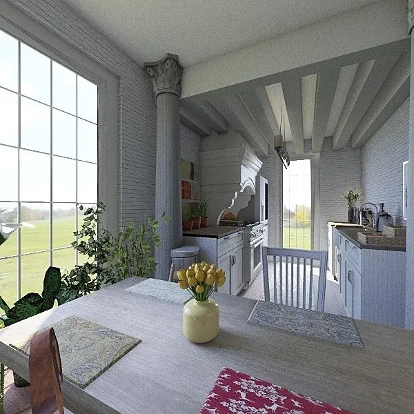 summer home 3d design renderings