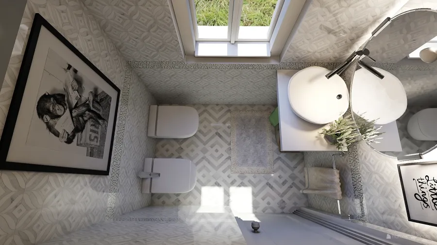 Nuova Villa in campagna 3d design renderings