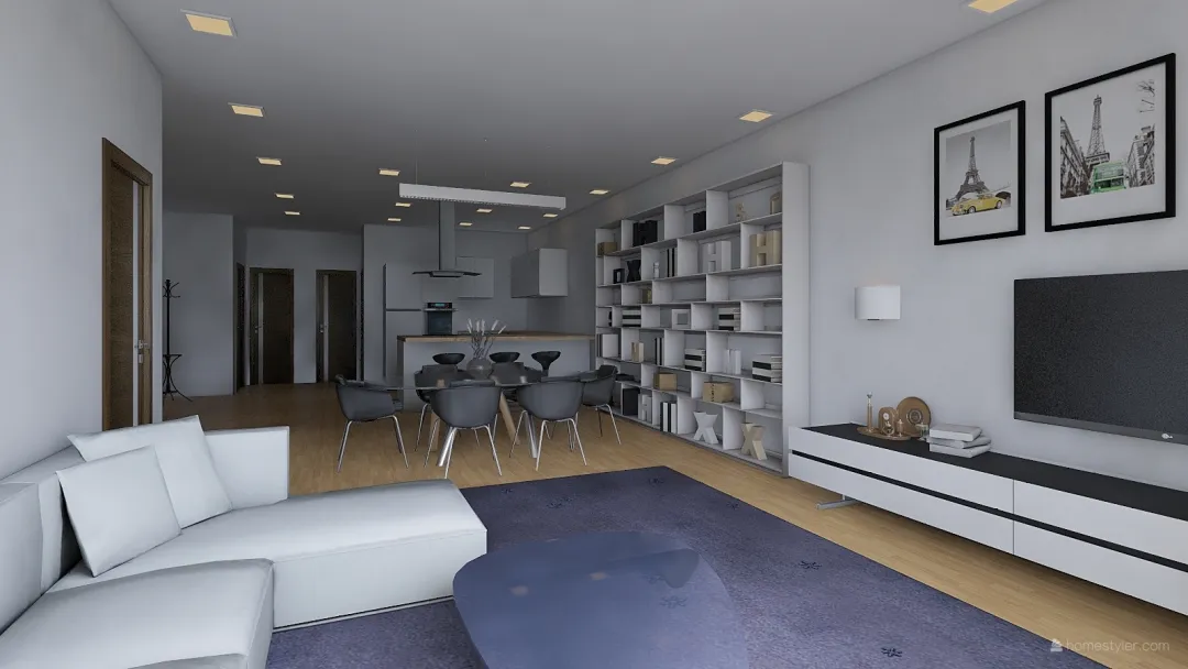 Balzan Apartment 3d design renderings