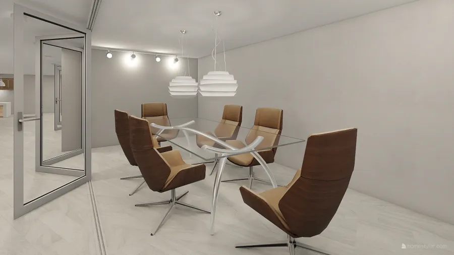 modern office 3d design renderings