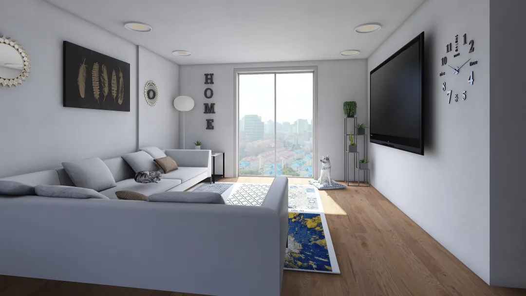 luxury single person home 3d design renderings