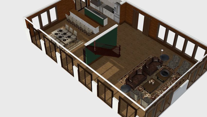 Barn House Guest House 3d design picture 149.81