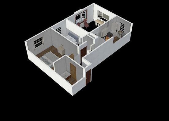 apartment 5-a Design Rendering
