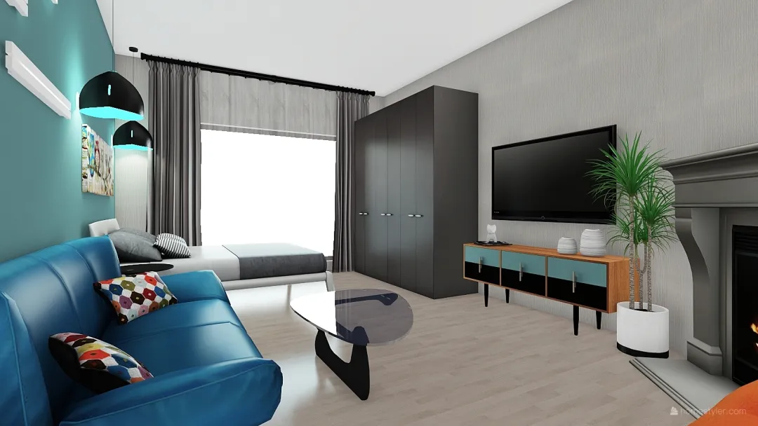 ViVi Bedroom 3d design renderings