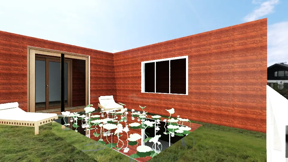 TeaHouse 3d design renderings