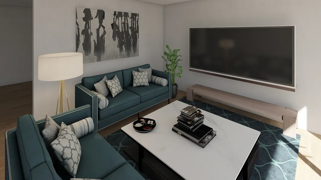 The room 3d design renderings