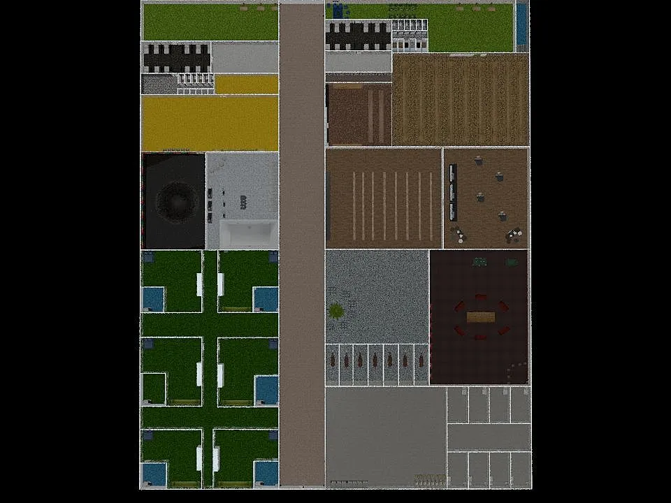 Prison 3d design renderings