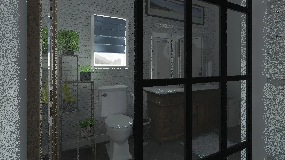 mom's bathroom 3d design renderings