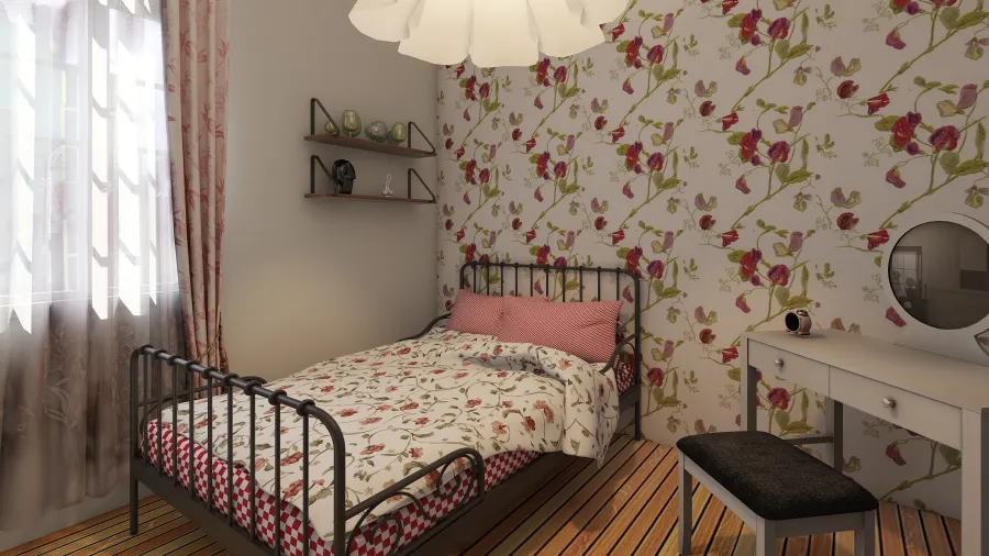 Contemporary StyleOther Red Blue Purple Orange Green Bedroom 3d design renderings