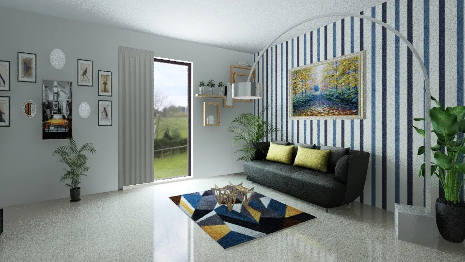 nazario sauro soggiorno 3d design renderings