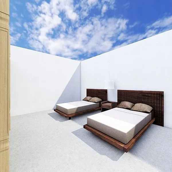 Resort 2 pool view 3d design renderings