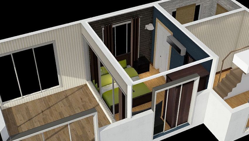 Bobby flat house 3d design picture 105.82