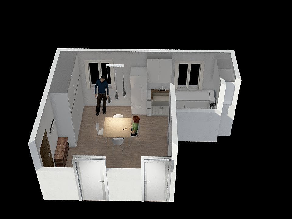 kitchen 2 3d design renderings