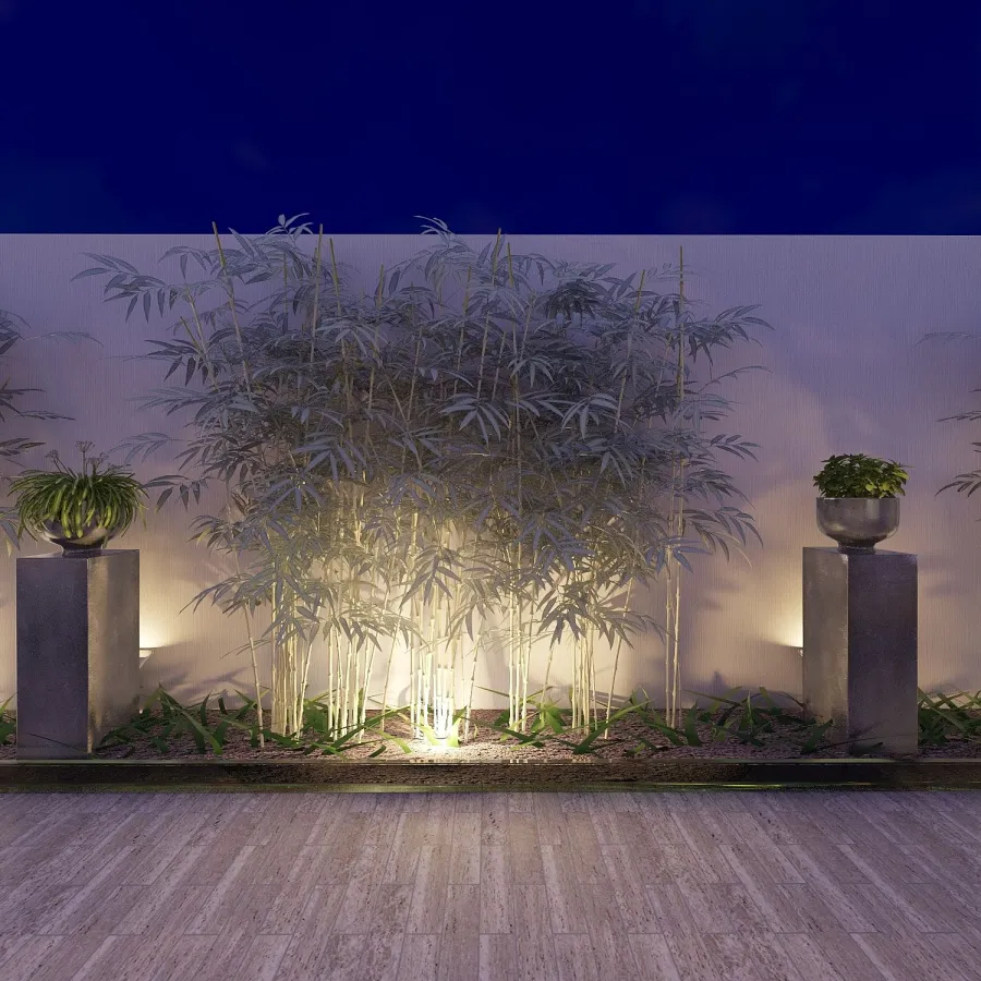 Floor plan of the apartment - Garden - Botafogo - Brazil 3d design renderings