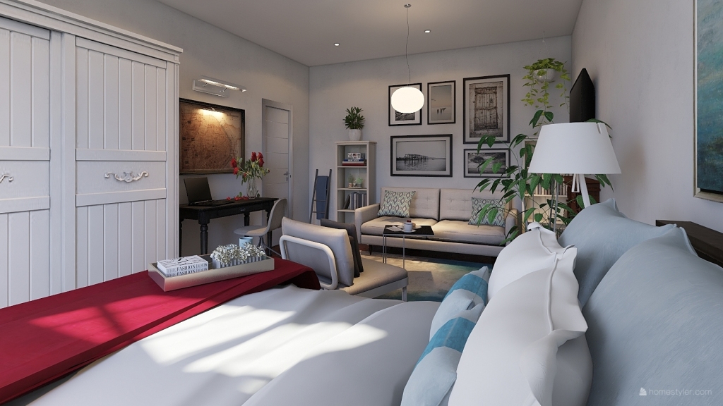 London Suite I 3d design renderings