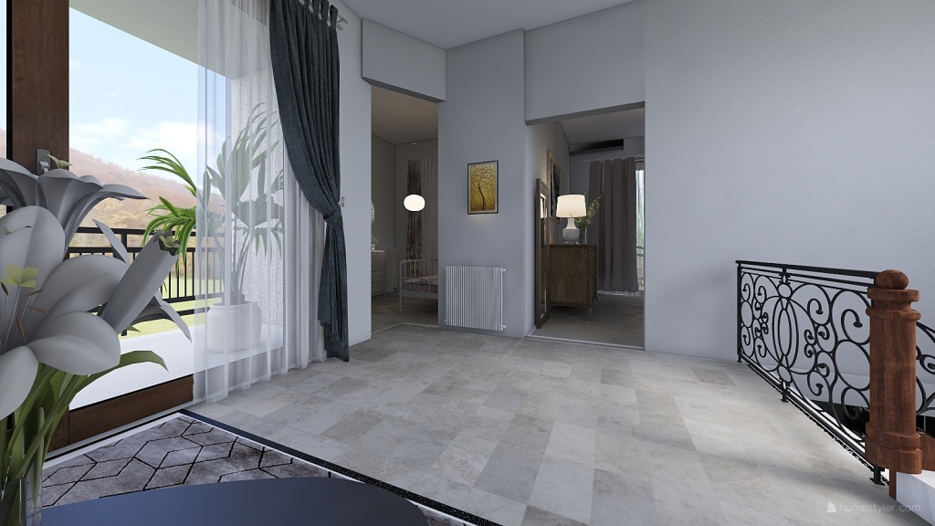 διωροφη κατοικια. 3d design renderings
