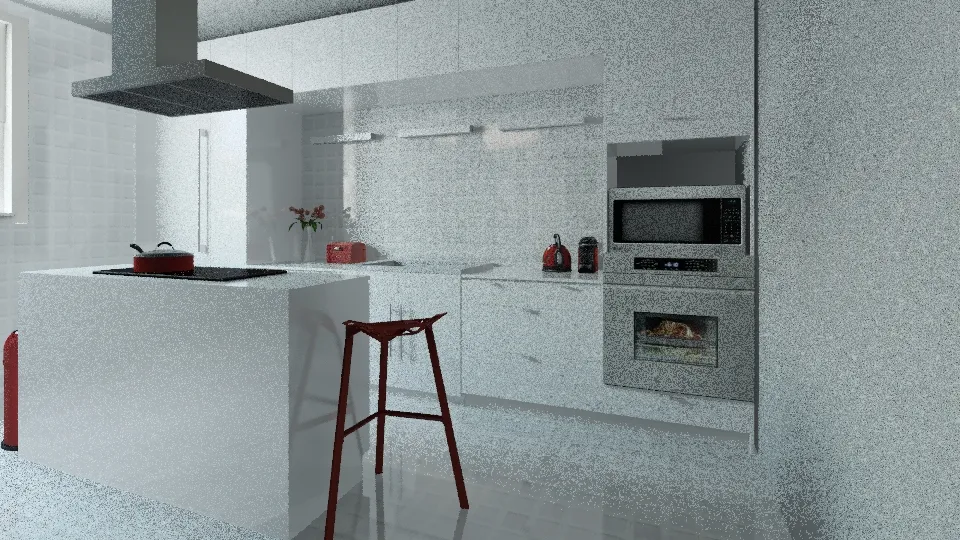 Semi-lux appartement 3d design renderings