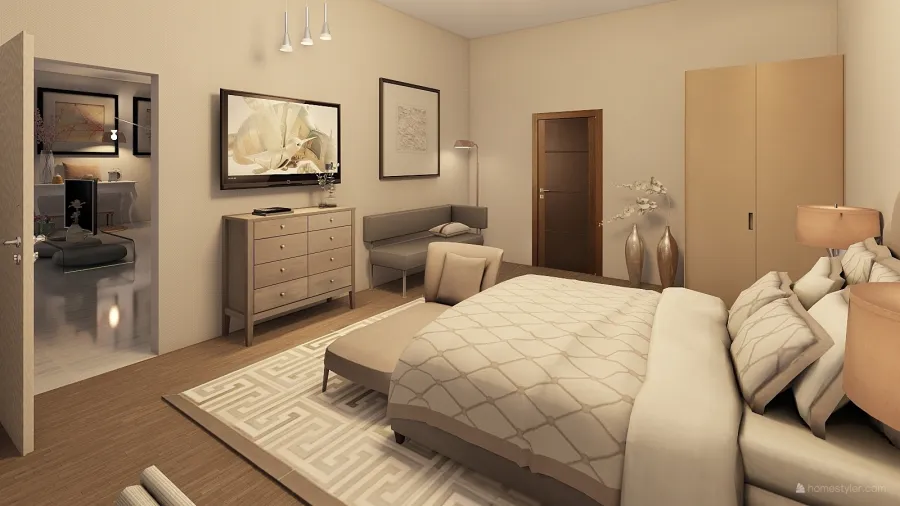 The lady's house 3d design renderings