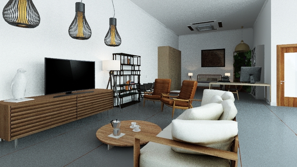 loft with 3d design renderings
