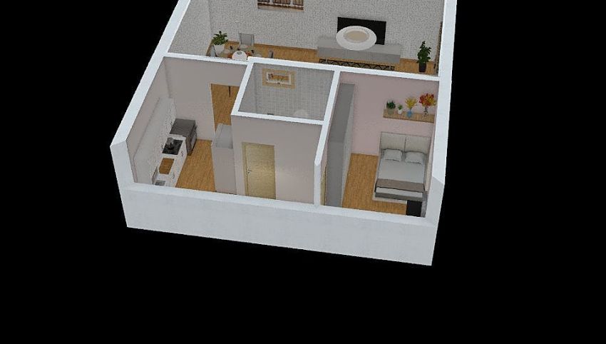Apartamento pequeno 3d design picture 67.15