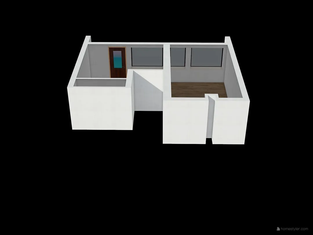 Kuchyně / Obývák 3d design renderings