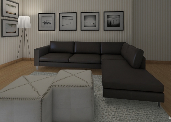 Interior Sofa LV Design Rendering