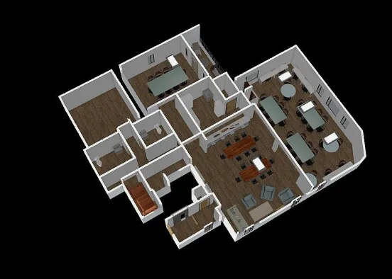 Hall Space w/o Imported Plans Design Rendering