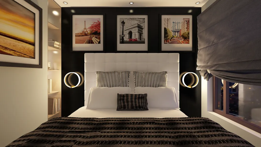 Master Bedroom II 3d design renderings
