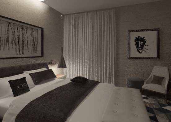 Master bedroom Sanabe 4 Design Rendering