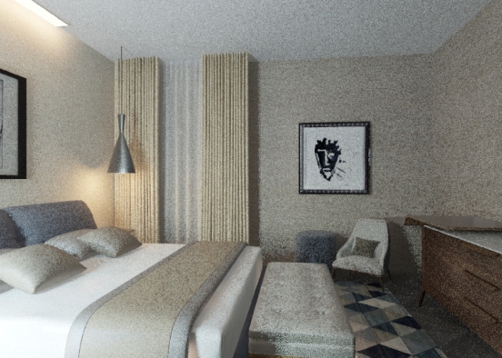 Master bedroom Sanabe Design Rendering
