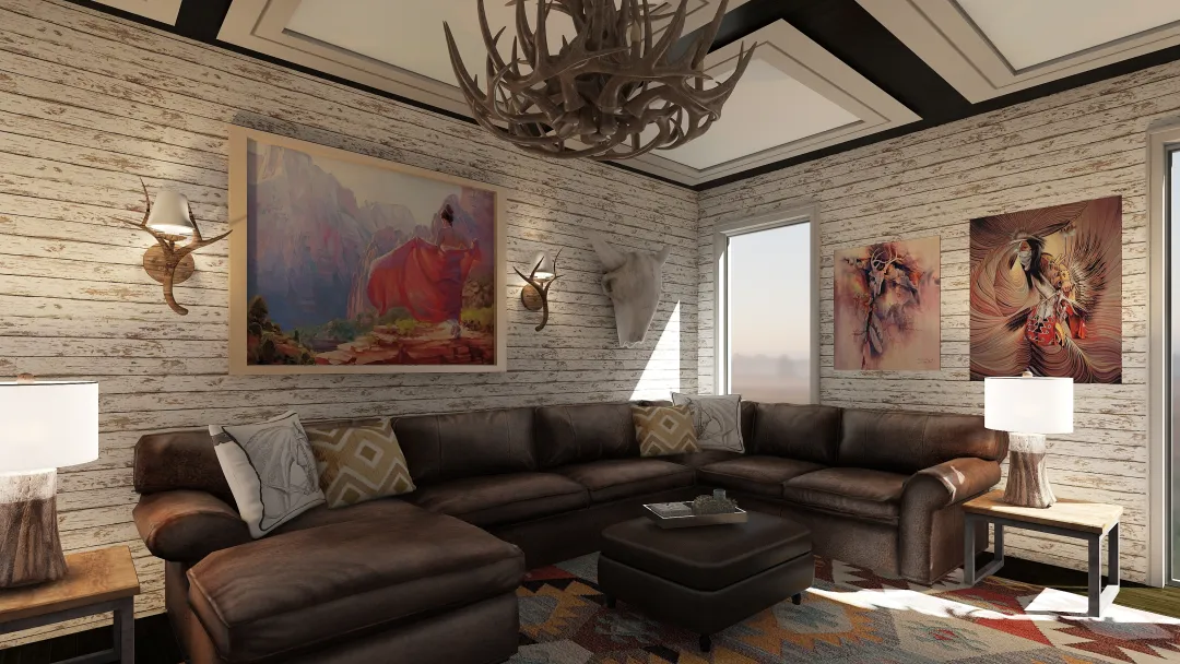Southwest Home 3d design renderings
