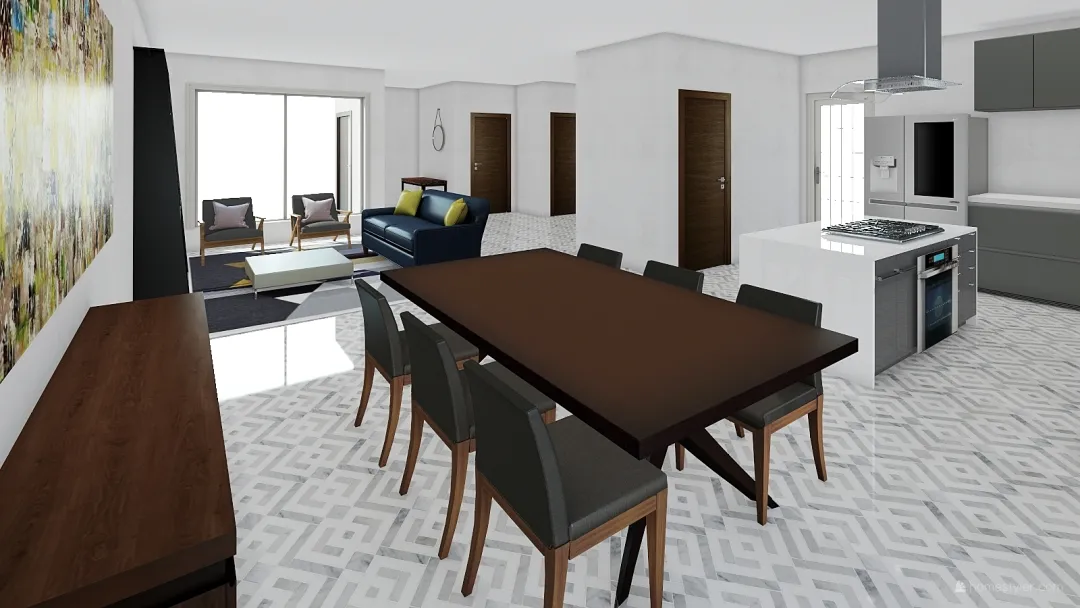 Concept design Casa Queretaro Maderas 3d design renderings