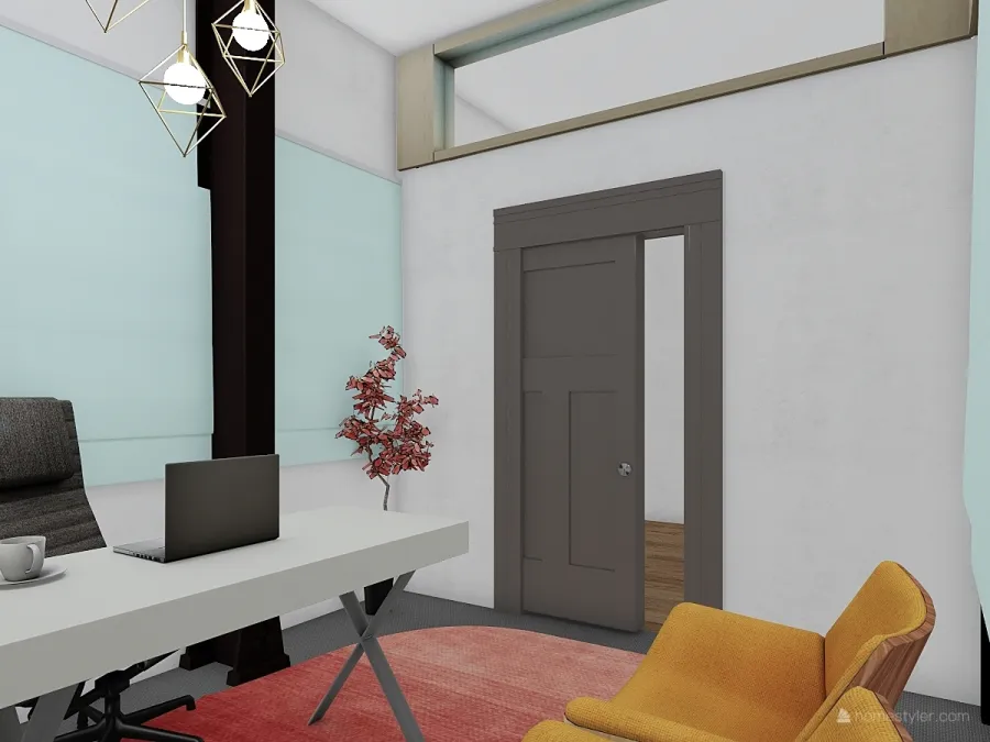 Noora's Office 3d design renderings