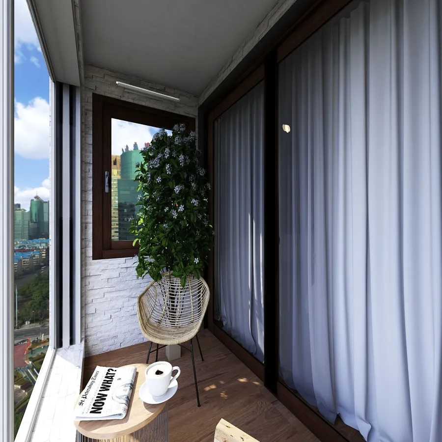 Balcony 3d design renderings