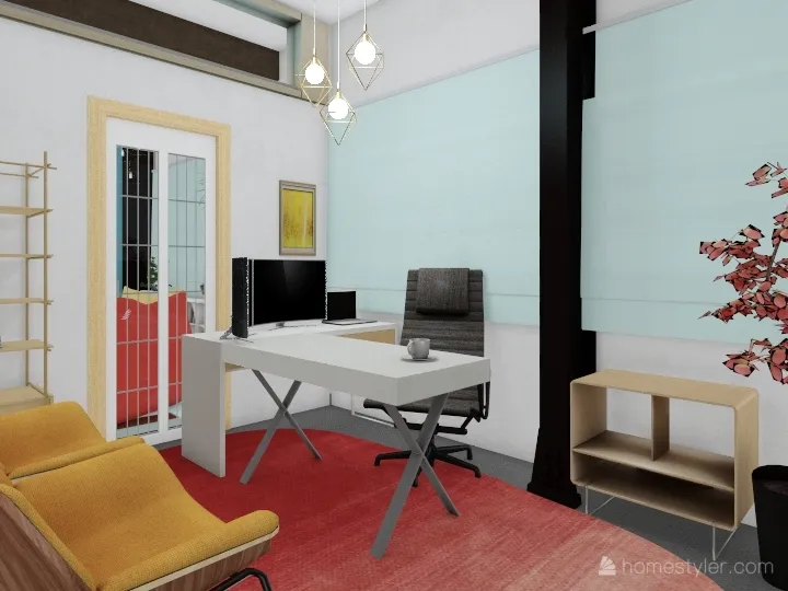 Noora's Office 3d design renderings