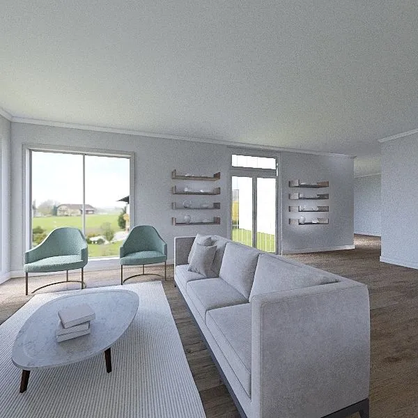 Luxury Starter Home 3d design renderings