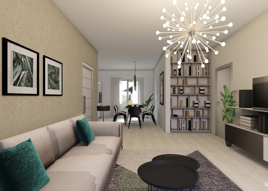 Appartamento classico moderno Design Rendering