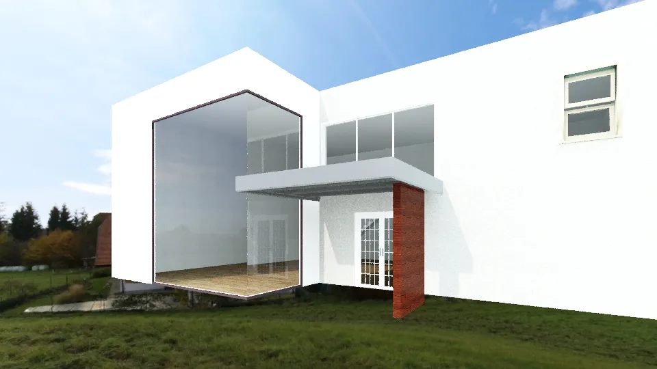 casa minima 3d design renderings