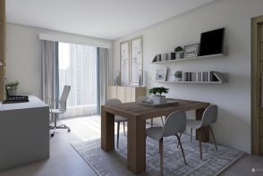 Contemporary apartment  Design Rendering